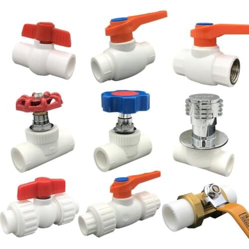 Ppr valve tap joint heating heat melt switch 20 25 32 plumbing fittings