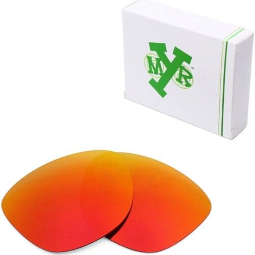 Mryok Anti-Scratch POLARIZED Replacement Lenses for Oakley Frogskins LX Sunglasses Fire Red