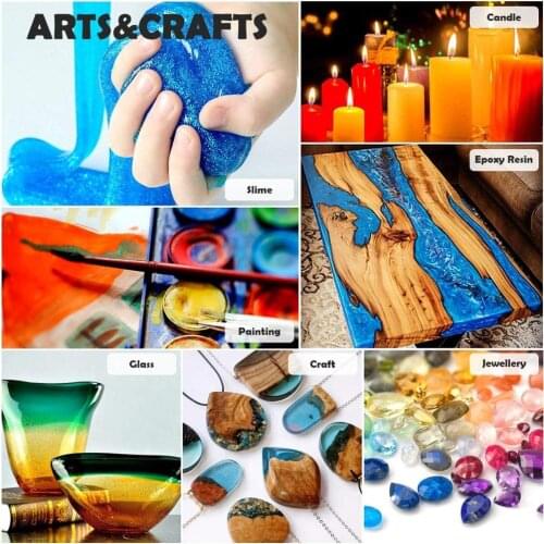 10g Mica Powder, Soap Colorant 160 Colors, Epoxy Resin Pigments Mica Powder + Glitter Powder for Candles, Bath Bomb, Slime, Mak