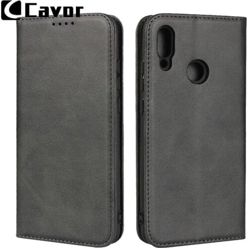 Luxury Leather Flip Coque Case For Huawei P Smart 2019 Cover Case High Magnetic Wallet Bag Mobile Phone Accessories