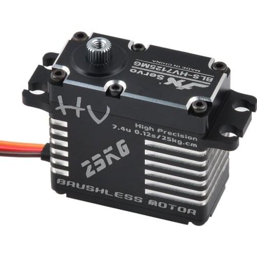 Jx Servo Bls-Hv7125Mg 25Kg 180 Degrees Hv Full Cnc Steel Gear Digital Brushless Motor for Rc Robot Car Boat Accessories