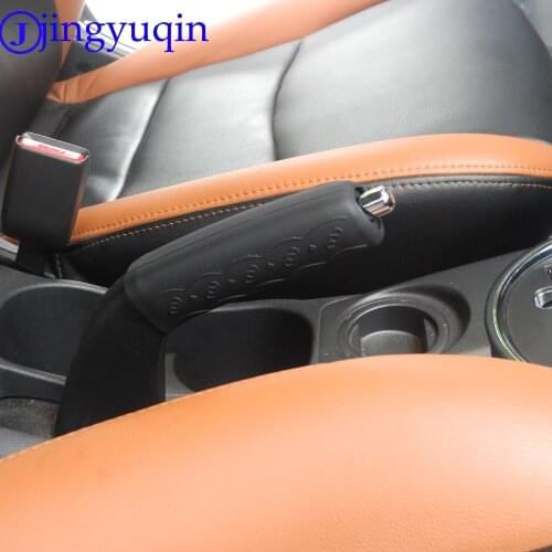 Jingyuqin Silicone Gel Cover Anti-slip Parking Car HandBrake cover Grips Sleeve Universal Decoration Auto Accessories Styling