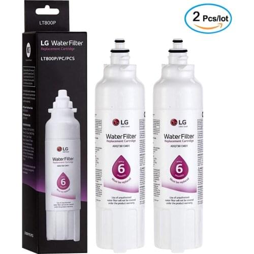 Replace LG LT800P refrigerator water filter, ADQ73613401, ADQ73613408 or ADQ75795104, (2 packs)