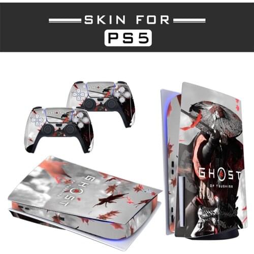 St1 PS5 Standard Disc Edition Skin Sticker Decal Cover for PlayStation 5 Console & Controller PS5 Skin Sticker Vinyl