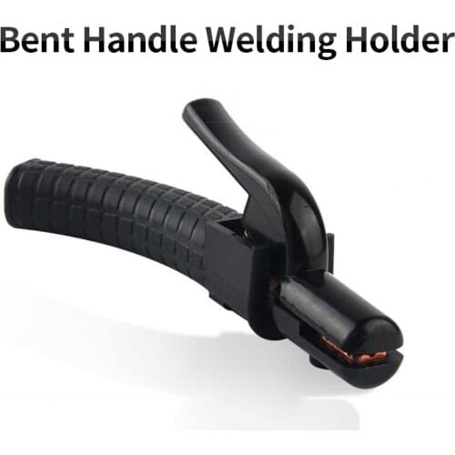 800A Bending Handle Electric Welding Holder Thicken Pure Copper Forging Durable Clamp Head High Power Soldering Clamipng Pliers