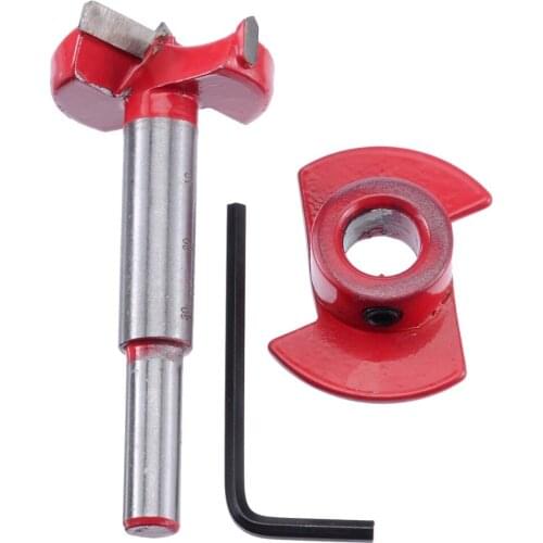 35mm Carbide Woodworking Drill Hinge Opener Wood Hinge Locating drill Woodworking Hole Saw Drill Bit Cutter Power Tool Accessori