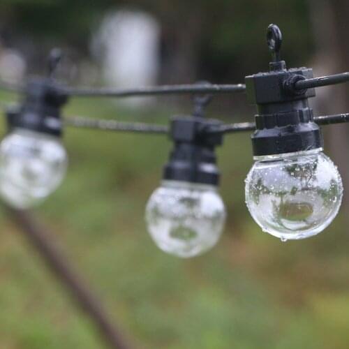 10/20 Bulb Led Globe String Light Fairy Light Christmas Garland G50 Patio Garden Party Wedding Backyard Street Light Outdoor