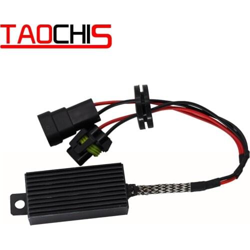 TAOCHIS 9-36V 9005 9006 car LED Resistor Decoder Can-bus Error Free Radio Interference Canceller Lamp