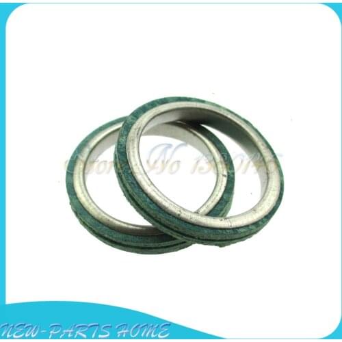 2pcs Exhaust Muffler Pipe Gasket For GY6 125cc 150cc Moped Scooter Taotao JCL Qingqi Peach Jonway Redcat Kazuma Roketa Sunl NST