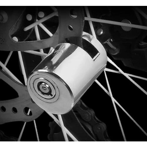 Bike Lock Bicycle Brake Disk Lock Alloy Steel Material Cycling Safety Anti-theft Disc Motorcycle Scooter Brake Rotor Lock LK1051