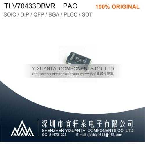 50pcs/lot 100pcs/lot Free shipping 100% original TLV70433DBVR TLV70433 70433 PAO SOT23-5