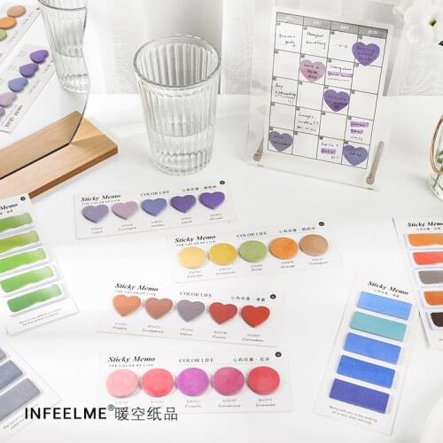 100 Pcs Colorful Sticky Notes Page Flags Index Tabs For Book Markers Reading Notes Classify File