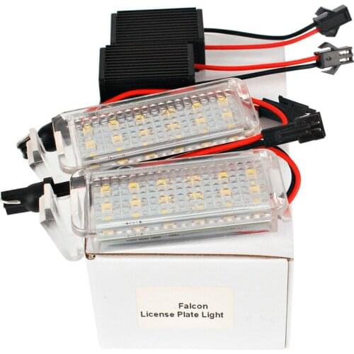 2PCS/Pair For FORD KUGA ESCAPE 2008-2015 Bright SMD Led Licence Number Plate LED Lamp Light
