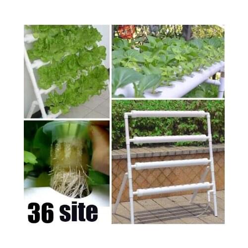 36 Planting Sites 4 Layers Horizontal Hydroponic Grow Kit Garden Plant Vegetable Planting Grow Box Deep Water Culture System