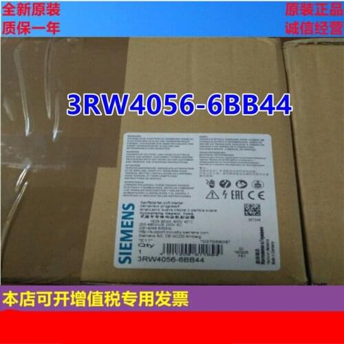 3RW4056-6BB44 Siemens Sirius soft starter 162A 90kW/400V 3RW40566BB44