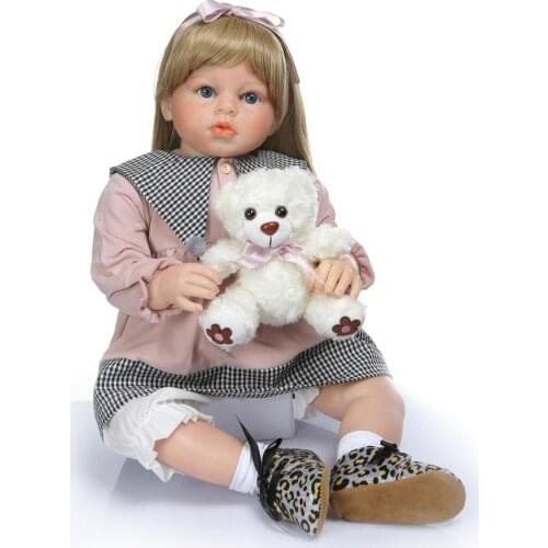 70cm Reborn Silicone lol toys babies Dolls 28" big size collectible doll vinyl newborn princess toddler play house brinquedos