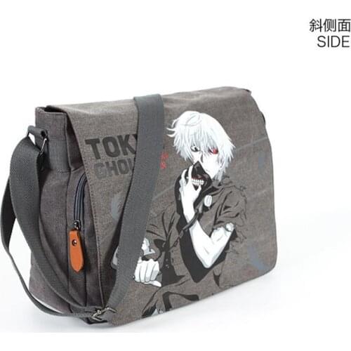 Anime Tokyo Ghoul/One Piece/Attack on Titan/My Neighbor Totoro Cartoon Messenger School Bag Satchel women single shoulder bags