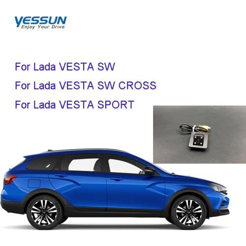 AHD720P Rear View Camera For LADA VESTA SW VESTA SW CROSS VESTA SPORT super nightview rear camera/ resvered hole reverse camera