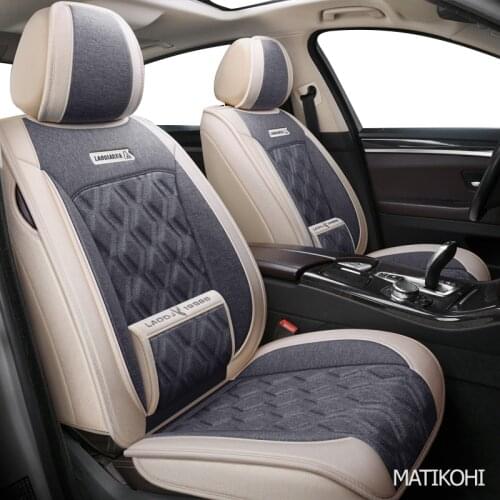 MATIKOHI flax car seat covers For Volkswagen vw passat b5 b6 b7 polo 4 5 6 7 golf tiguan jetta touareg seat cover cars seats