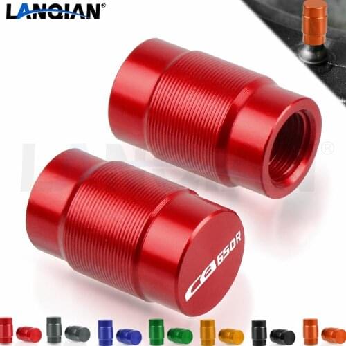 For Honda CB650R CBR650R Motorcycle Aluminum Wheel Tire Valve Stem Caps Airtight Covers CB 650 R CBR 650R 2018 2019 Accessories