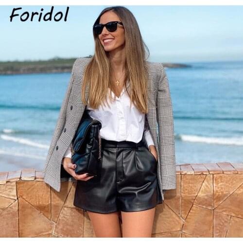 Foridol Women's High Waist Shorts