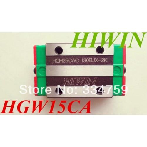 HIWIN HGW15CA CNC rail block cnc parts for HGR15 linear guide rails block