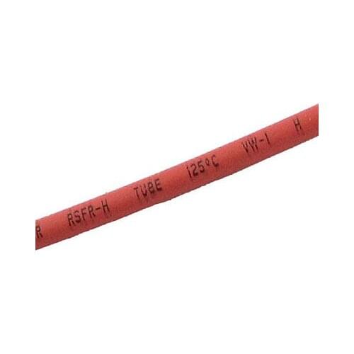 1.0mm x 200 Meters Red Heat Shrinkable Tubing Tube Roll