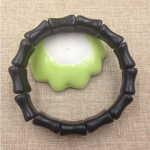Magnetic therapy Natural Stone Bian Bracelet byanshi For Men&Women Black Health Care Massage bianshi Bracelet Benefits Tools