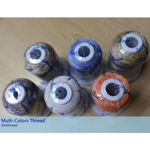 Multi-colors Polyester Embroidery Machine Thread 1000Y each
