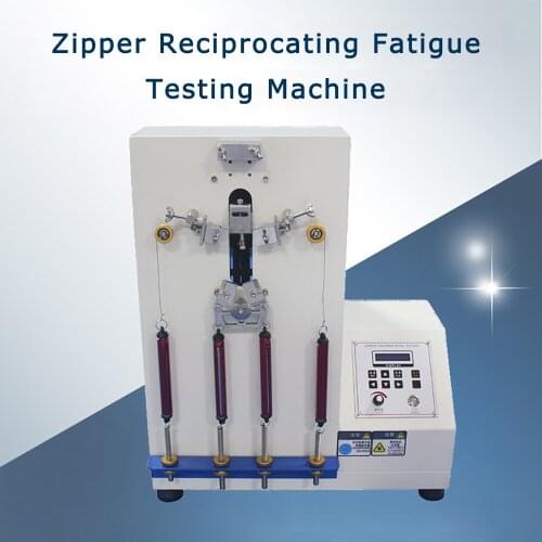 Zipper reciprocating life testing machine, clothing leather bag nylon life durability tester, zipper fatigue testing machine