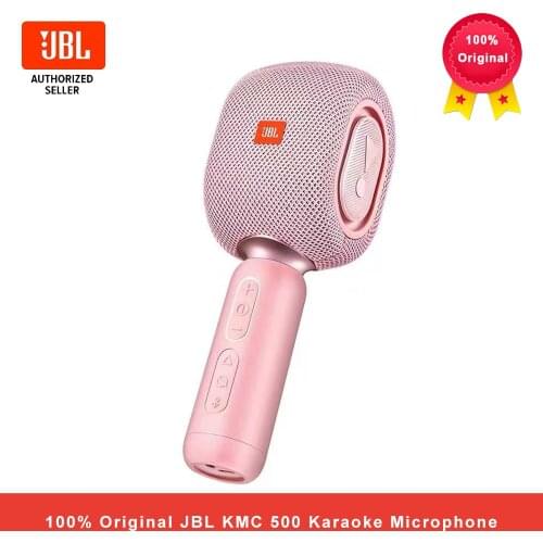 JBL KMC 500 Professional Karaoke Microphone Portable Bluetooth Wireless Speaker Microphone for Phone Handheld Dynamic Mic