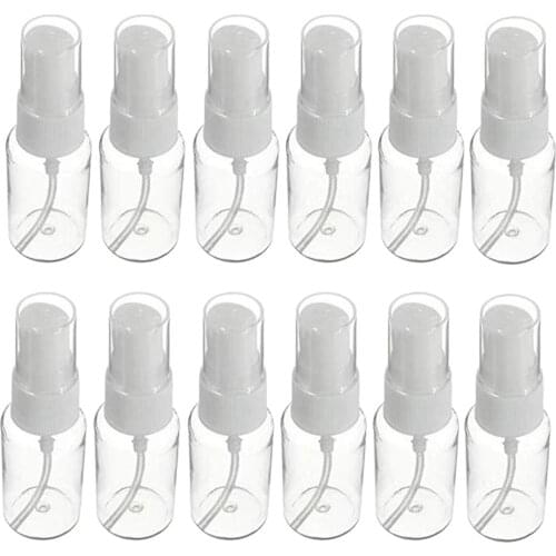 12 Pack 20 Ml Transparent Small Spray Bottle Plastic Small Spray Bottle Sub-Bottle