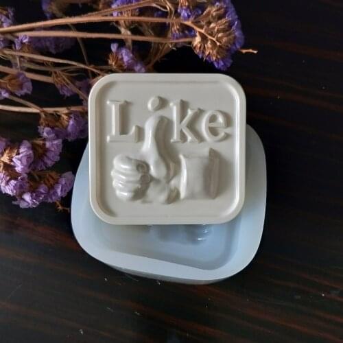 QT0203 PRZY Silicone Fondant Mould Like Silicone Mold Thumbs up Soap Molds Clay Resin Gypsum Chocolate Candle Mold Eco-friendly