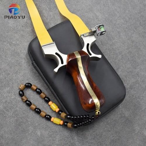 High-precision Level Sliding Sight Slingshot Suitable for Novices Powerful Stainless Steel Catapult Outdoor Hunting Accessories