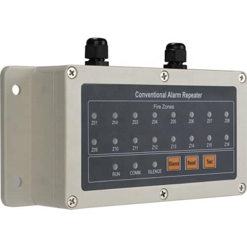 RP1016 Repeater Panel 16 zone Repeat display panel work with ck1000 Conventional Fire Alarm Panel by RS485
