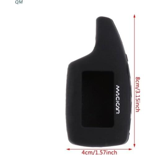 13MF Silicone Case Shell For Scher-khan Magicar 5 Two Way Car Alarm LCD Remote