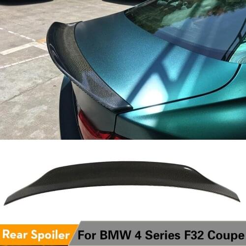 Rear Trunk Spoiler Boot Lip Wing For BMW 4 Series F32 M Sport F82 M4 Coupe 2014 - 2019 Rear Spoiler Carbon Fiber