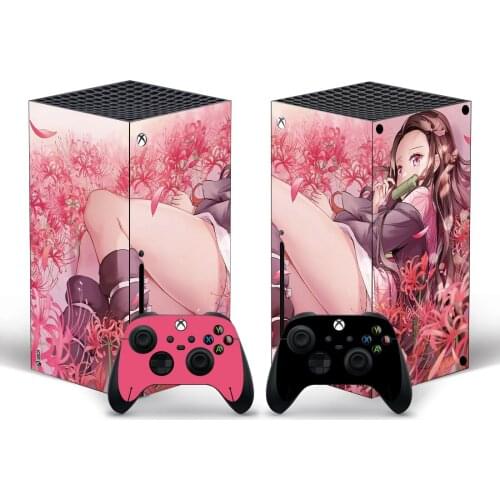 Cartoon Style Xbox Series X Skin Sticker for Console & 2 Controllers Decal Vinyl Protective Skins Style 1
