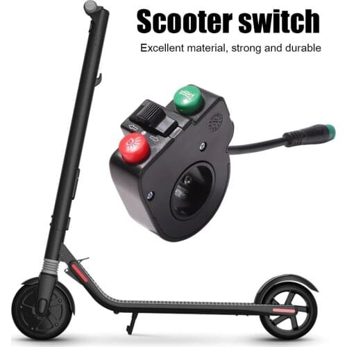 Electric Scooter Waterproof Handlebar Headlight Horn Turn Signal Switch For KUGOO M4 PRO Electric Scooter Horn Light Accessories