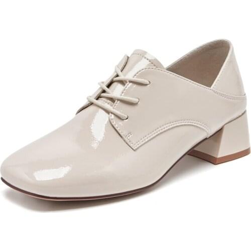 2021 Womens Pump Gothic Shoes Ankle Strap High Chunky Heels Platform Punk Creepers Beige Shoes Female Fashion Buckle Comfortable