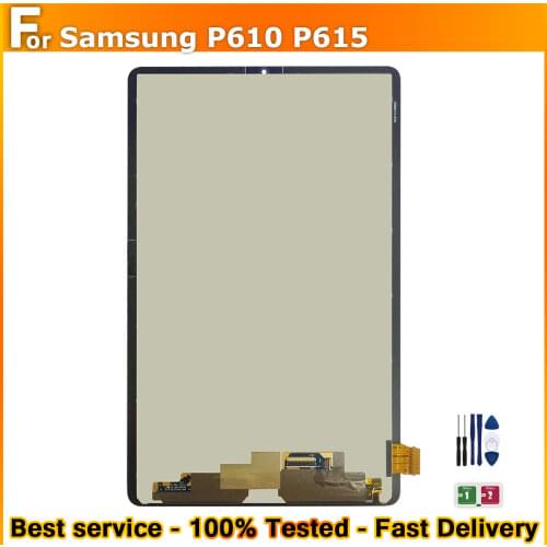 Original LCD for Samsung Galaxy Tab S6 Lite 10.4" P610 P615 P615N P617 LCD display touch screen P610 LCD Replacement 100%test