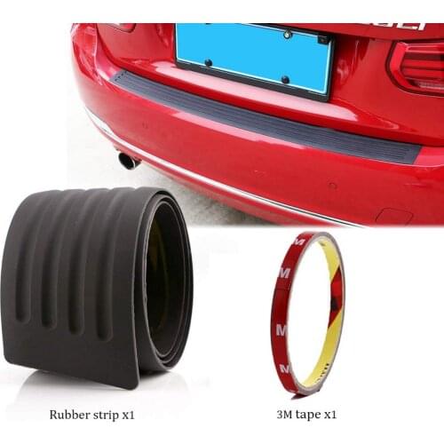 104cm Rear Bumper Trim Protector For Mitsubishi asx lancer x 10 9 outlander xl pajero 4 sport carisma Car-Styling Accessories