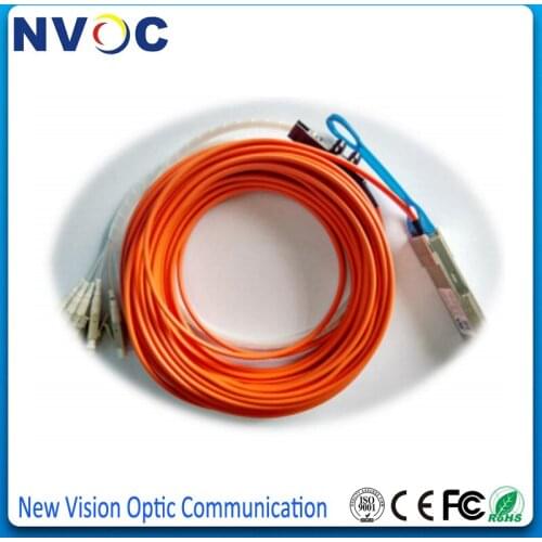 40Gbps QSFP+ to 8*LC/UPC ST,FC,LC Breakout 2M OM2 AOC Fiber Active Optic Cable