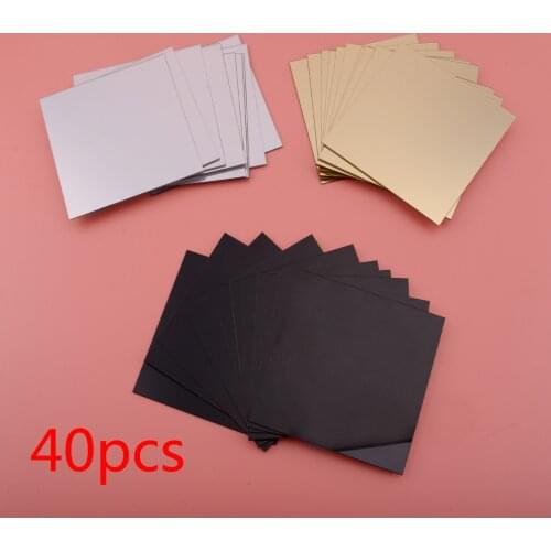40pcs Self Adhesive Elegant Square Mirror Wall Tiles Mosaic Sticker Home TV Background Living Room Decoration 10x10cm