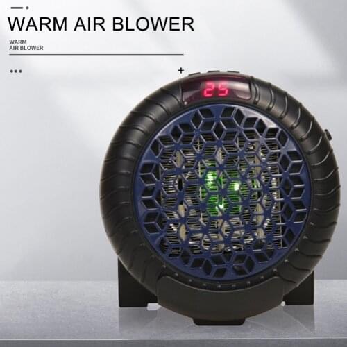 900W Intelligent Constant Temperature Electric Space Heater Desktop Heating Warm Air Heater with Temperature Display