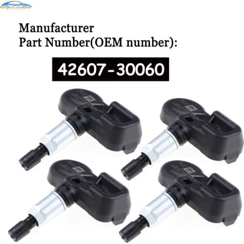 4 PCS For Toyota Camry Lexus GS350 TPMS Tire Pressure Sensor Monitor 42607-30060 4260730060 42607-06020 42607-52020/ PMV-C010