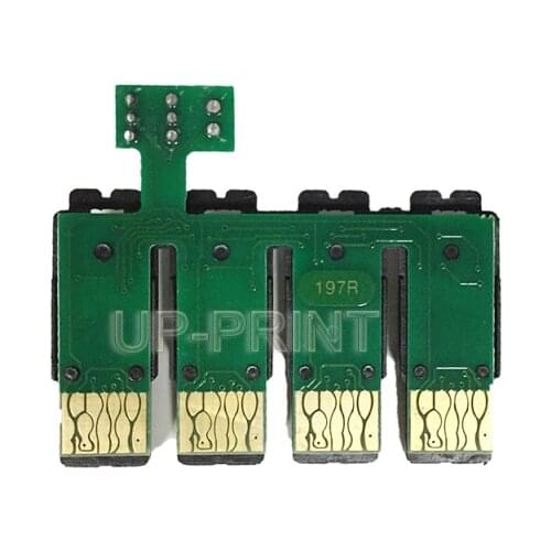 UP 5pcsT1971 T1962 T1963 T1964 ciss chip ARC chip For WF2532 XP201 XP211 XP401 XP411 XP204 XP214 printers new update version