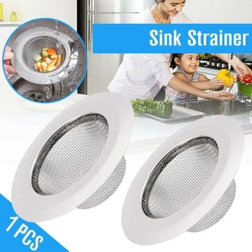 Kitchen Water Sink Filter Sink Strainer Kitchen Tool Stopper Bathroom Steel Hair Floor Drain Shower Cover Catche Y2Y8