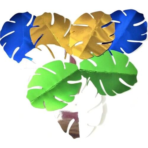 Artificial Flowers Leaves Fleurs Artificielles Backdrop Giant Paper Leaf Wedding Vines Party Decor Baby Shower Wall Art Decor