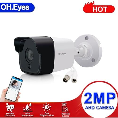 OH.eyes AHD Camera Sony 1080P 2.0MP High Resolution 3.6MM Lens Night vision Weatherproof Bullet in/Outdoor Camera CCTV Camera